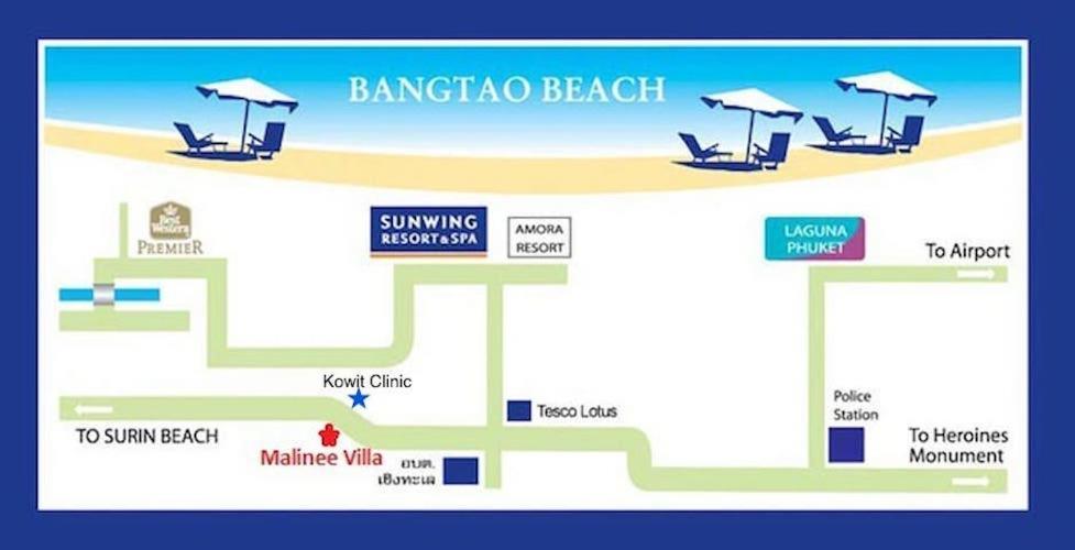 Malinee Villa Phuket شاطئ بانغ تاو المظهر الخارجي الصورة